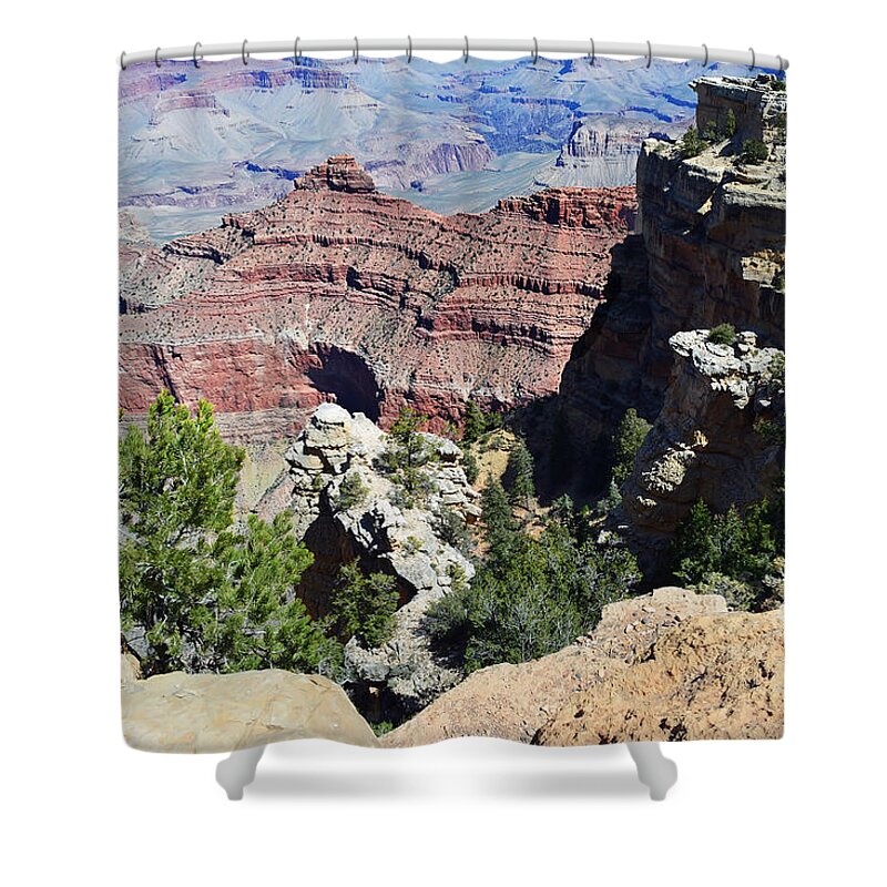 Grand Canyon Shower Curtain featuring the photograph Grand Canyon 10 by Aimee L Maher ALM GALLERY