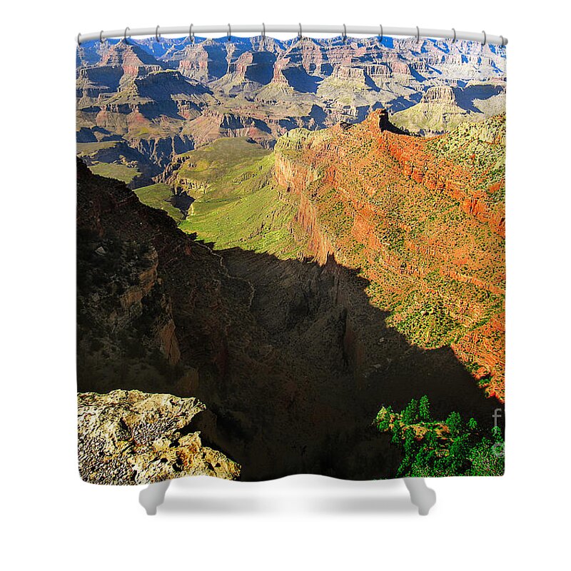 Sunrise Shower Curtain featuring the photograph Grand Canyon 4 by Mim White