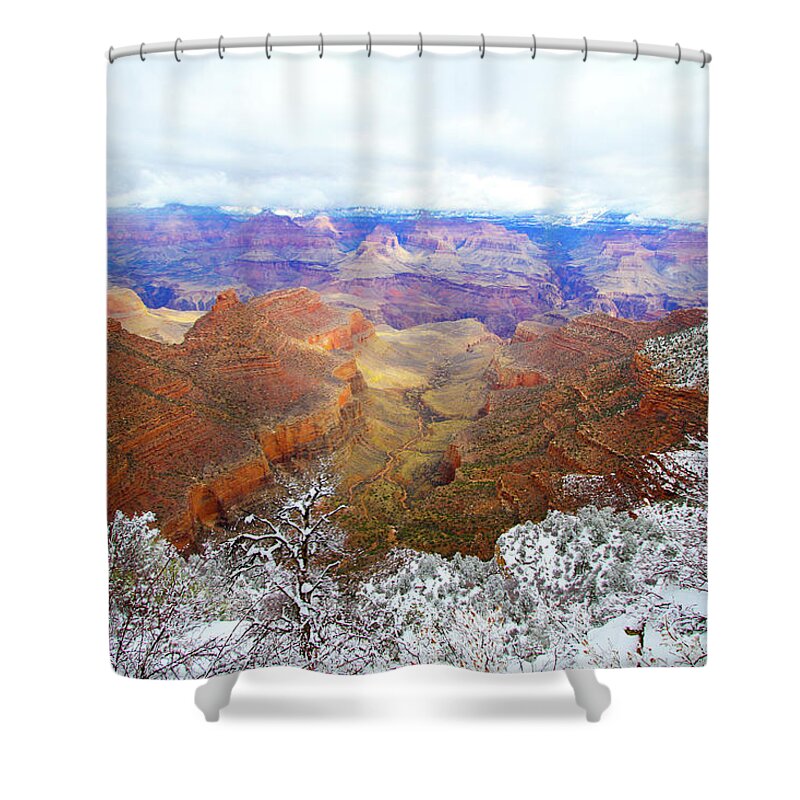 Grand Canyon Shower Curtain featuring the photograph Grand Canyon by Greg Smith