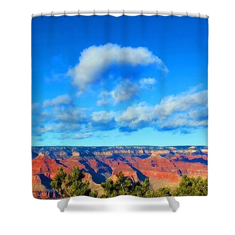 Grand Canyon South Rim Shower Curtain featuring the photograph Grand Canyon South Rim by Kume Bryant