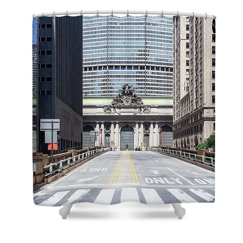 America Shower Curtain featuring the photograph Grand Central station in New York City by Didier Marti