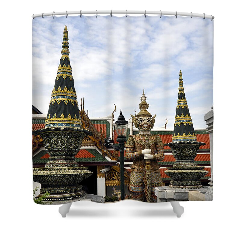 Grand Palace Shower Curtain featuring the photograph Grand Palace 10 by Andrew Dinh