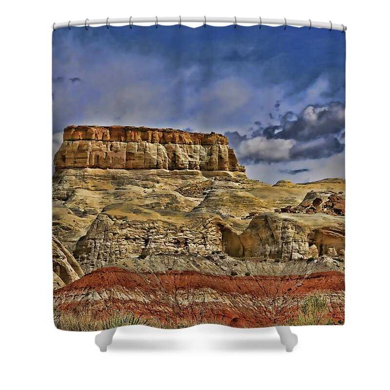 Utah Shower Curtain featuring the photograph Grand Staircase Escalante N P # 5 by Allen Beatty