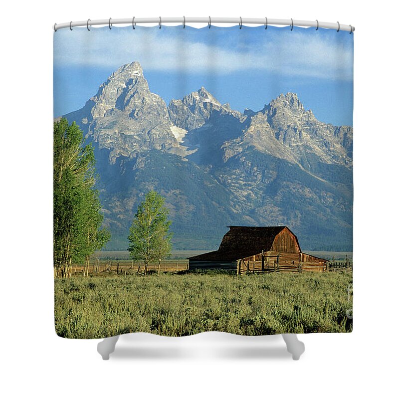 Barn Shower Curtain featuring the photograph Grand Teton National Park, Wyoming by Kevin Shields