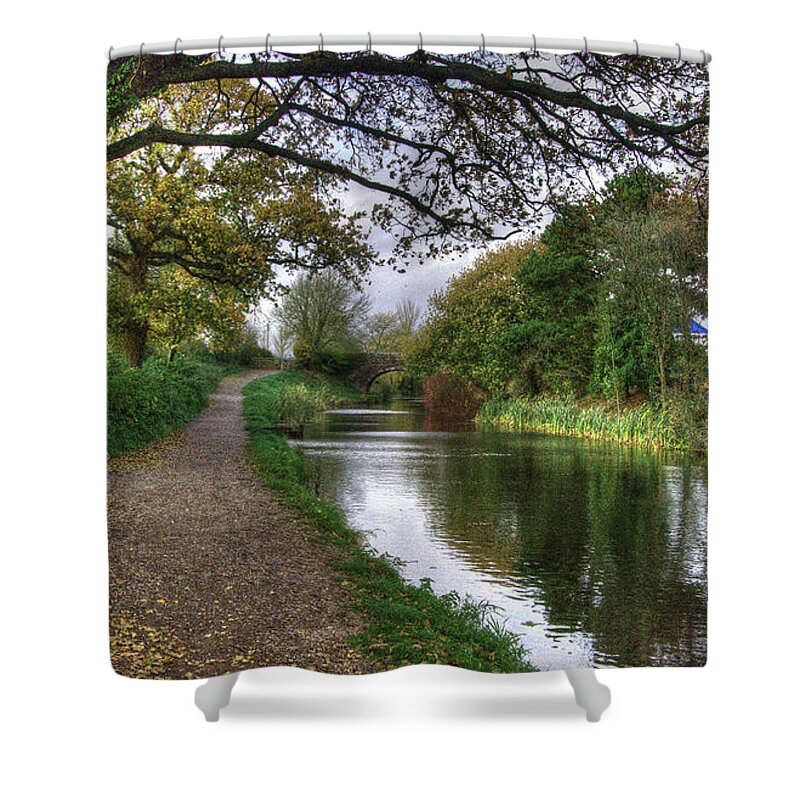 Grand Shower Curtain featuring the photograph Grand Western Canal at Crown Hill by Rob Hawkins