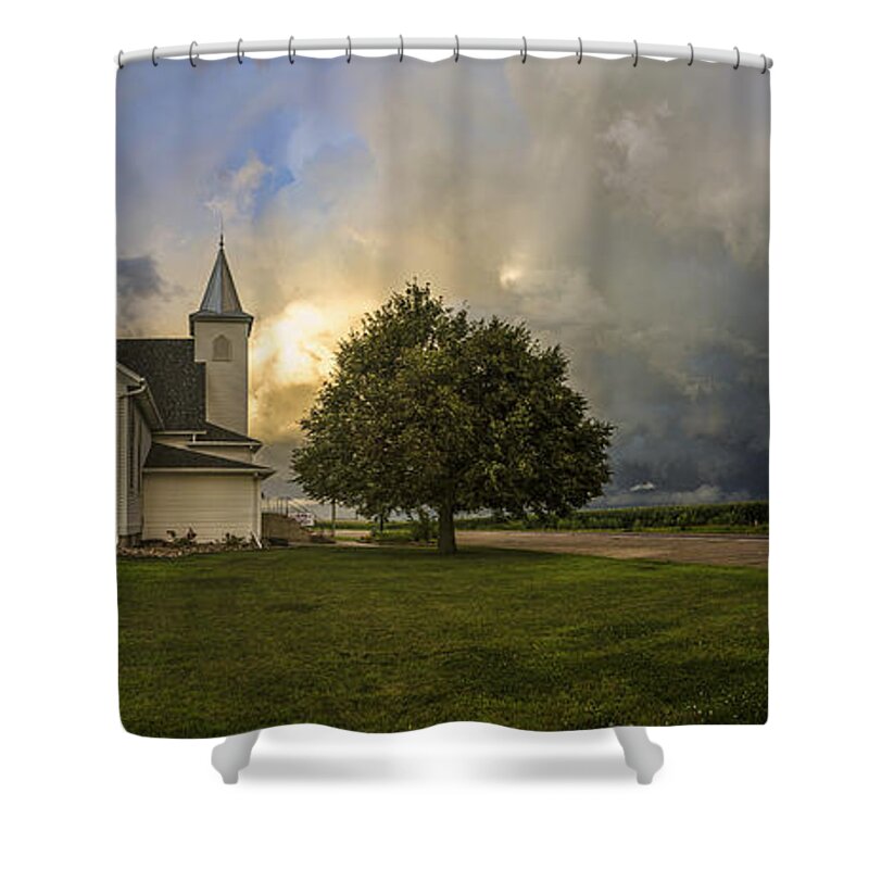 Severe Weather Shower Curtain featuring the photograph Grandview by Aaron J Groen