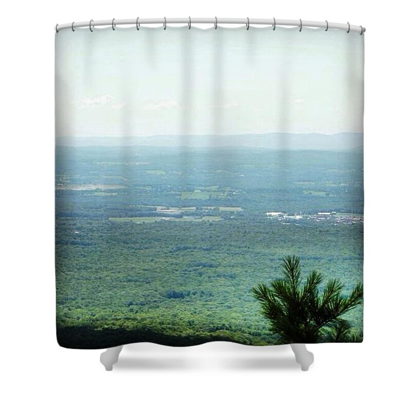 Summer Shower Curtain featuring the photograph Catskills by Charlotte Cooper