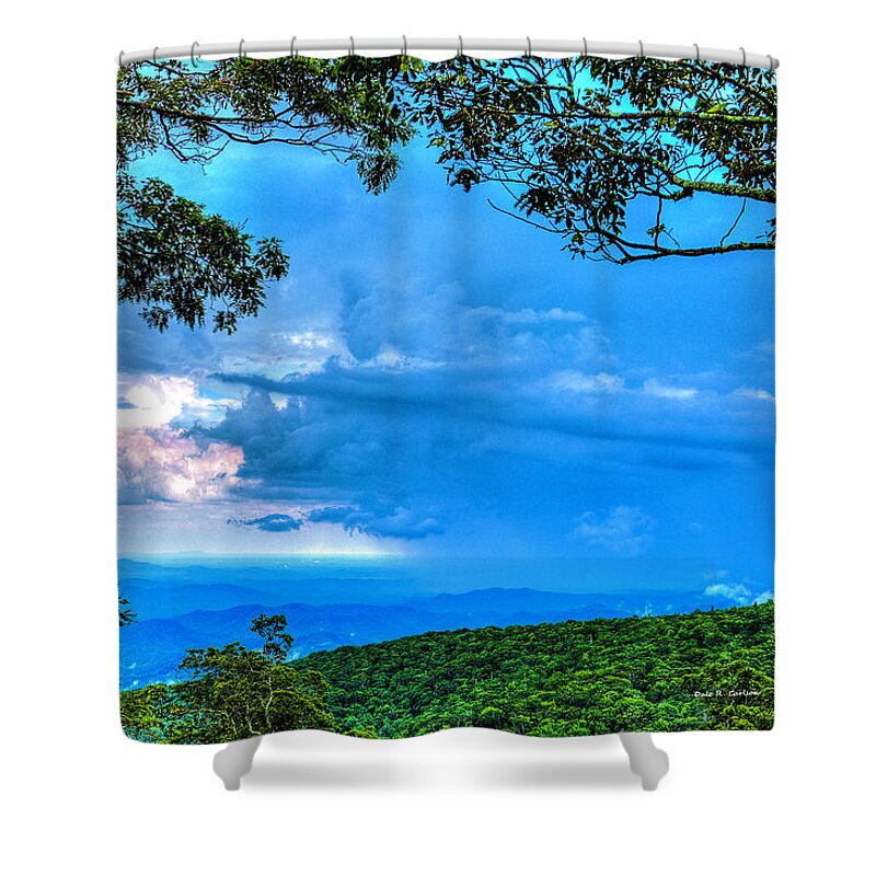 Storm Shower Curtain featuring the photograph Green Mountain Storm by Dale R Carlson
