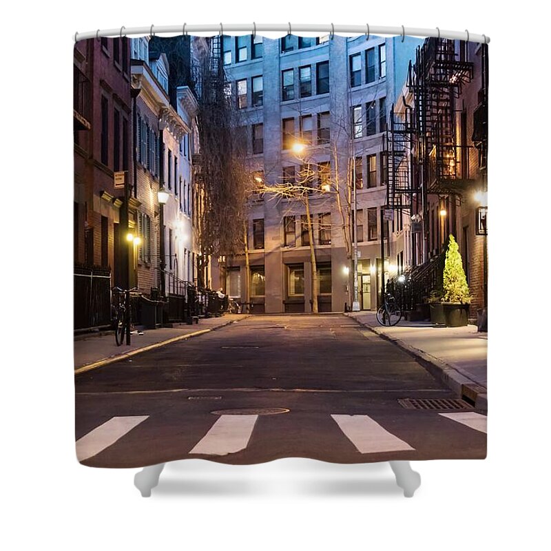 Greenwich Village Shower Curtain featuring the photograph Greenwich Village by Alison Frank