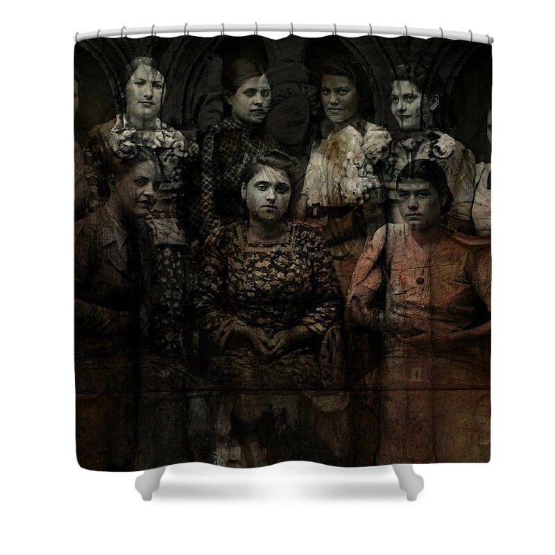 Group Shower Curtain featuring the photograph Group Portrait by Jim Vance