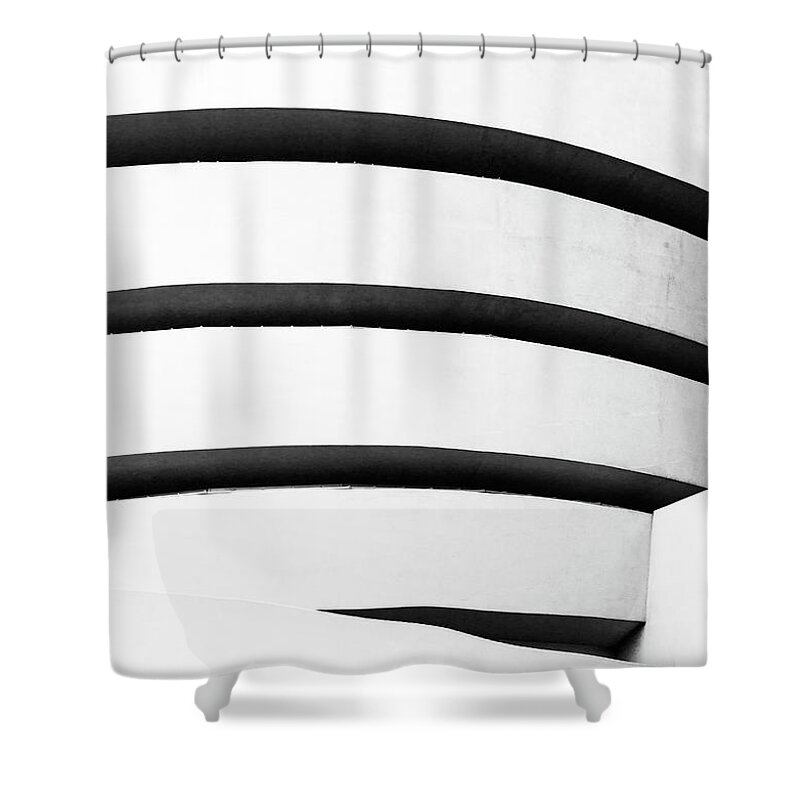 Guggenheim Shower Curtain featuring the photograph Guggenheim 2 by Elena Nosyreva