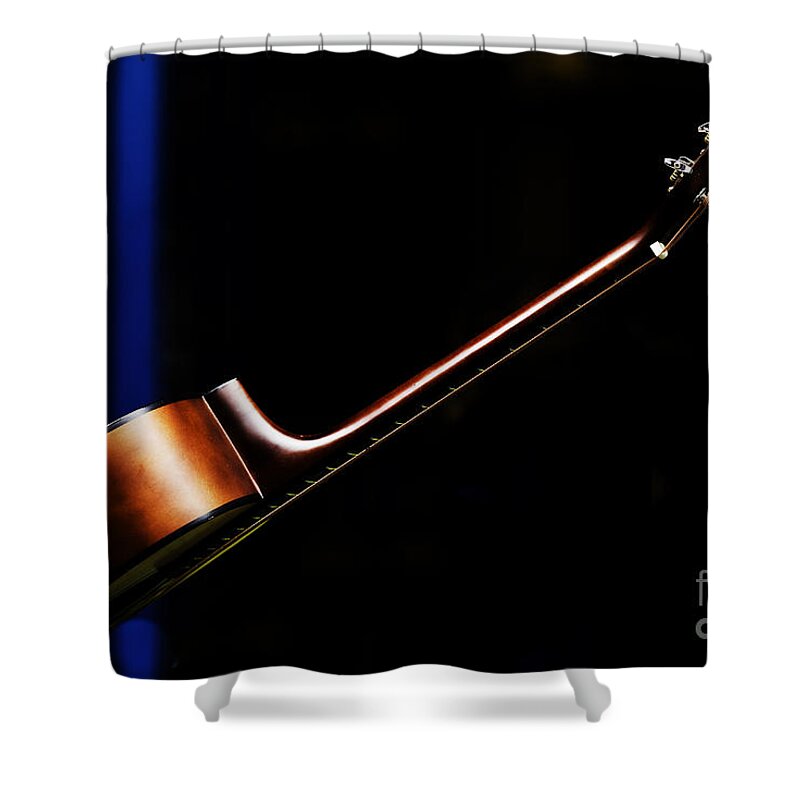 Guitar Shower Curtain featuring the photograph Guitar by Sheila Smart Fine Art Photography