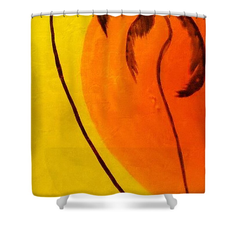 Sea Shower Curtain featuring the painting Gulf Breeze by James and Donna Daugherty