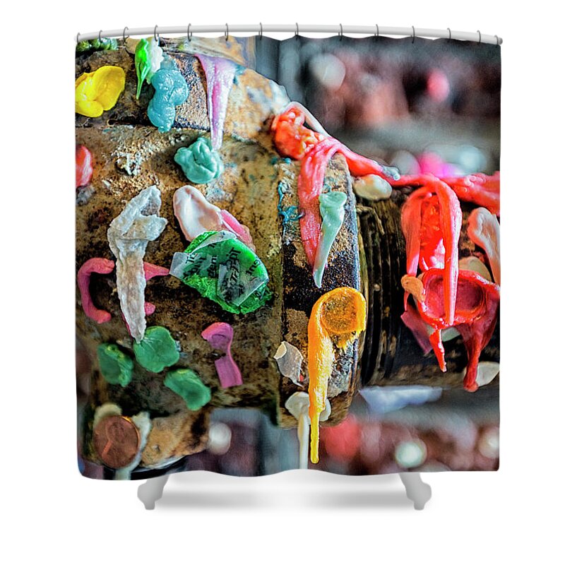 Seattle Shower Curtain featuring the photograph Gummed Up by Stephen Stookey