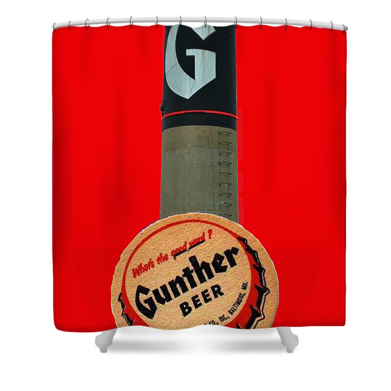Gunther Shower Curtain featuring the photograph Gunther Beer by Jost Houk