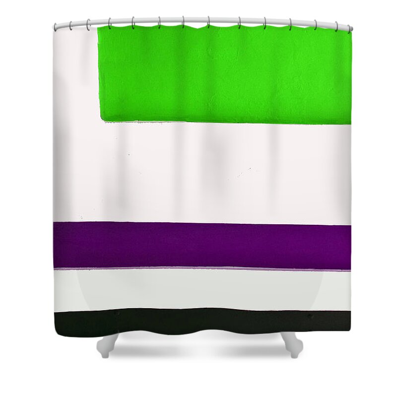 Abstract Shower Curtain featuring the photograph Gwpwb by Ricardo Dominguez