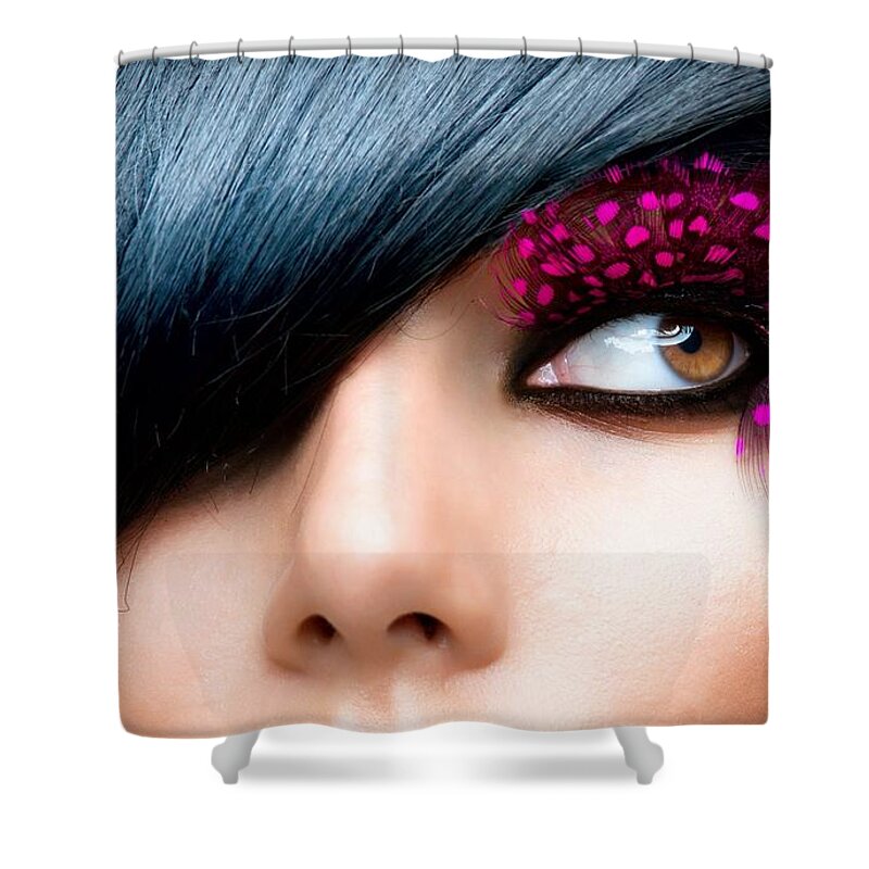 Hair Shower Curtain featuring the photograph Hair by Jackie Russo
