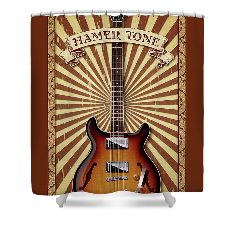 Hamer Newport Shower Curtain featuring the photograph Hamer Tone by WB Johnston