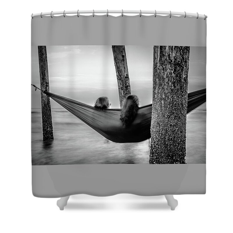 Hammock Shower Curtain featuring the photograph Hammock Dreamtime by Larkin's Balcony Photography
