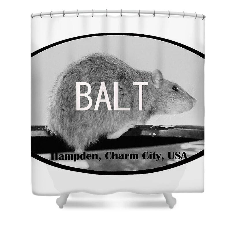 Rats Shower Curtain featuring the photograph Hampden's Finest by La Dolce Vita