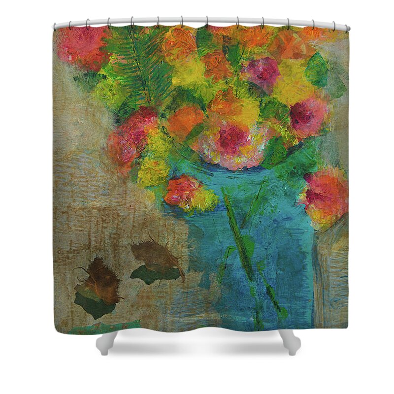 Flowers Shower Curtain featuring the photograph Hand Picked by Julia Malakoff