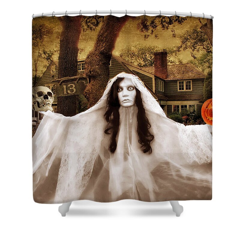 Halloween Shower Curtain featuring the photograph Happy Halloween by Jessica Jenney