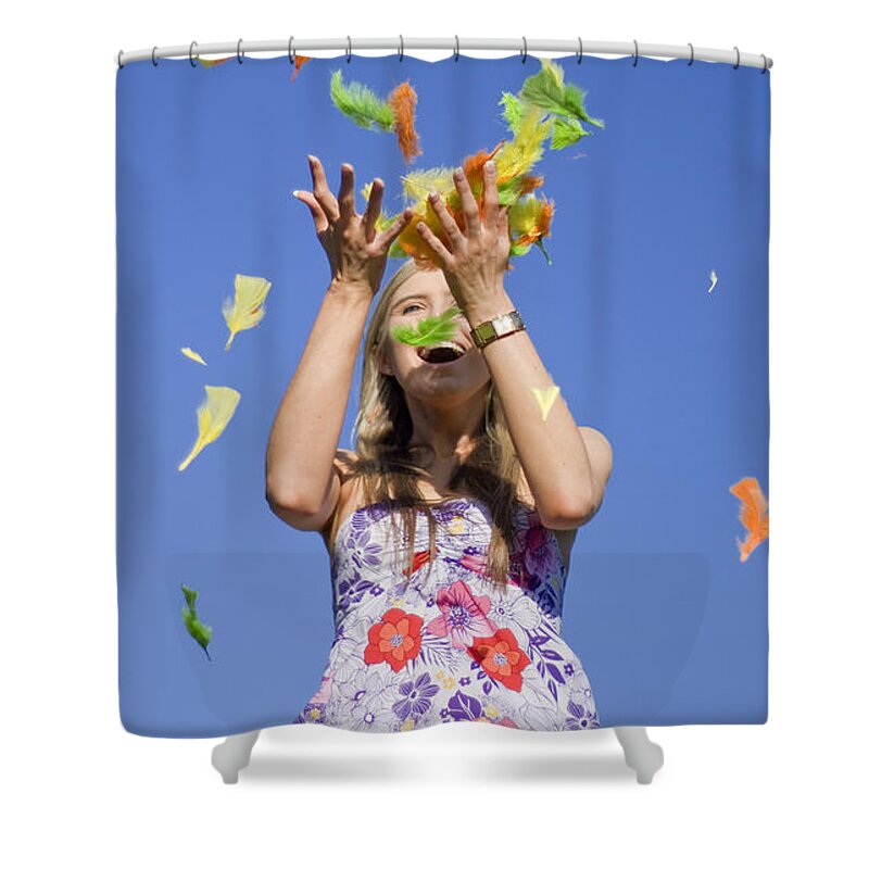 Happy Shower Curtain featuring the photograph Happy Happy Joy Joy by Jorgo Photography