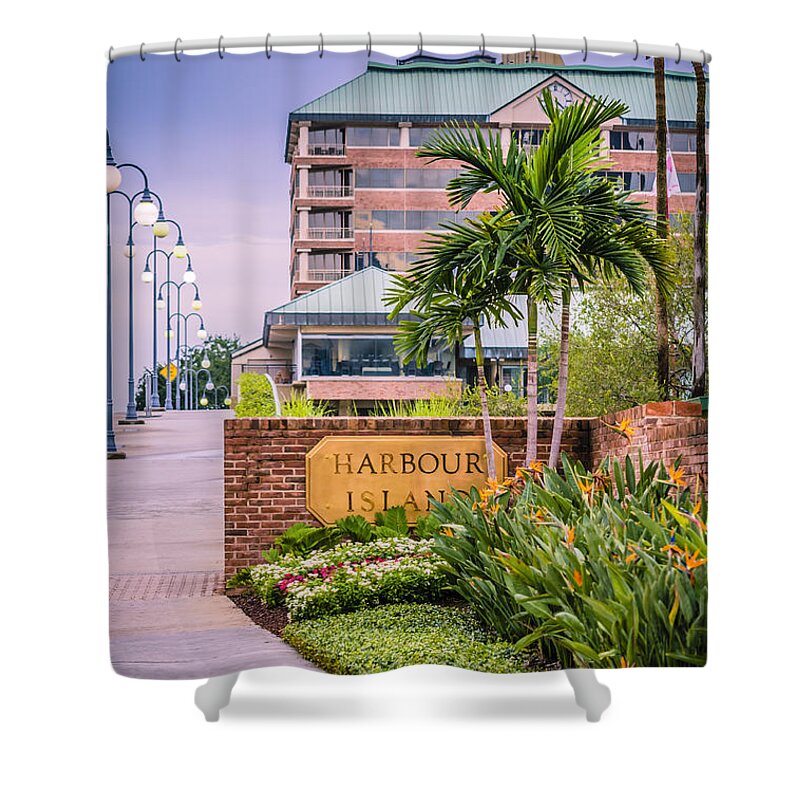 Harbour Island Shower Curtain featuring the photograph Harbour Island Retreat by Carolyn Marshall