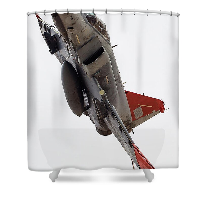 Alamagordo Shower Curtain featuring the photograph Hard Overhead by Jay Beckman