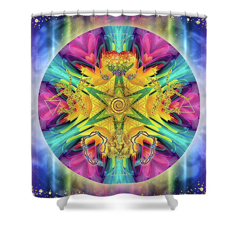  Shower Curtain featuring the digital art Harmonics Of Your Soul by Alicia Kent