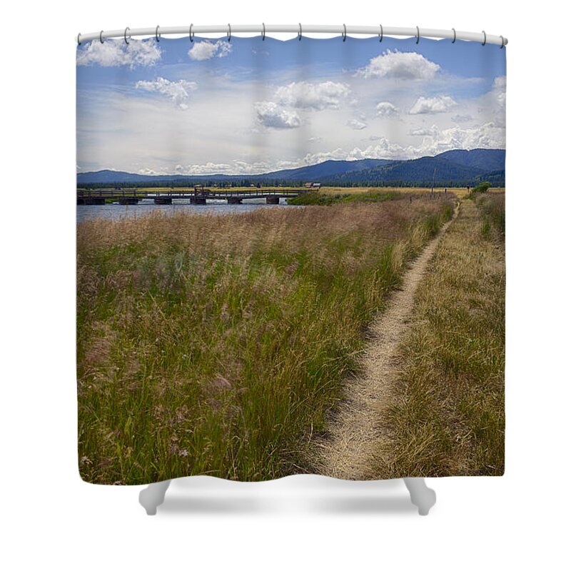 Eastern Idaho Shower Curtain featuring the photograph Harriman State Park by Idaho Scenic Images Linda Lantzy