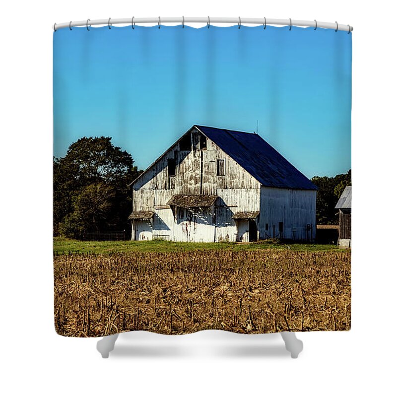 Harvest Shower Curtain featuring the photograph Harvest Days by Mountain Dreams