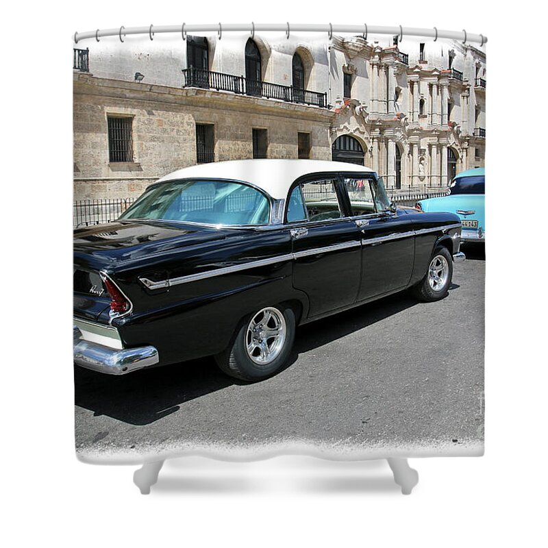 Havana Shower Curtain featuring the photograph Havana Vintage 2 by Tom Griffithe
