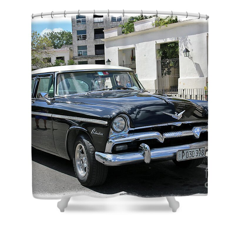 Havana Shower Curtain featuring the photograph Havana Vintage 5 by Tom Griffithe