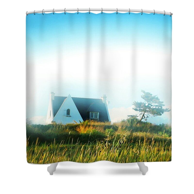 Nature Shower Curtain featuring the photograph Haze by Hans Fotoboek