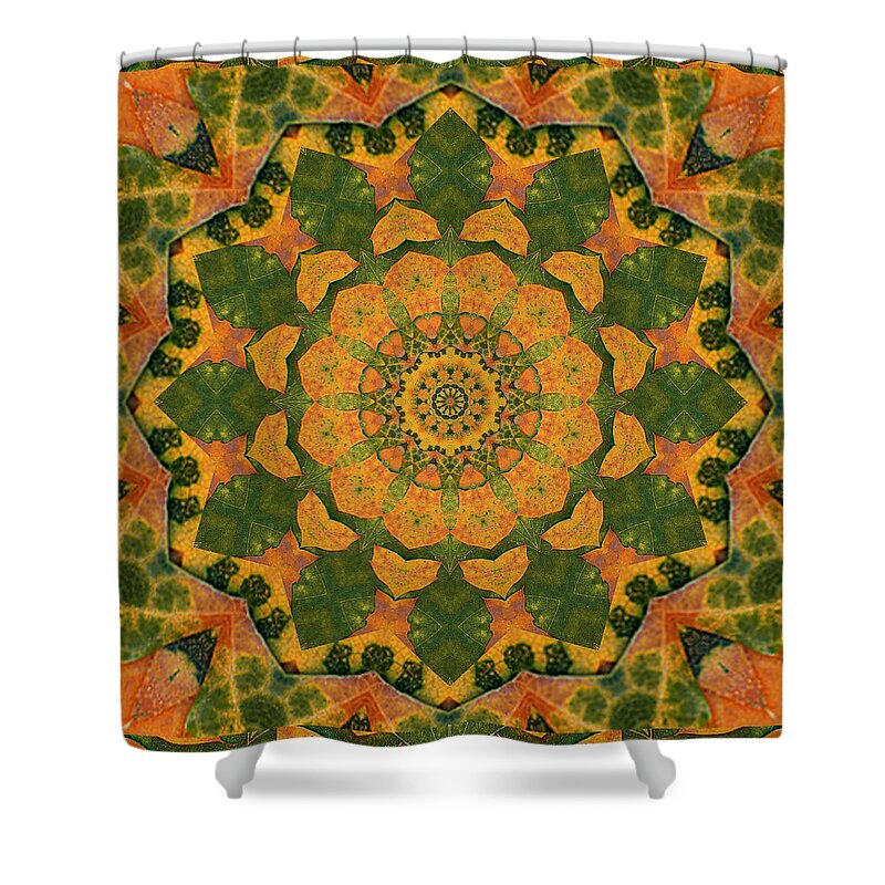 Mandalas Shower Curtain featuring the photograph Healing Mandala 9 by Bell And Todd