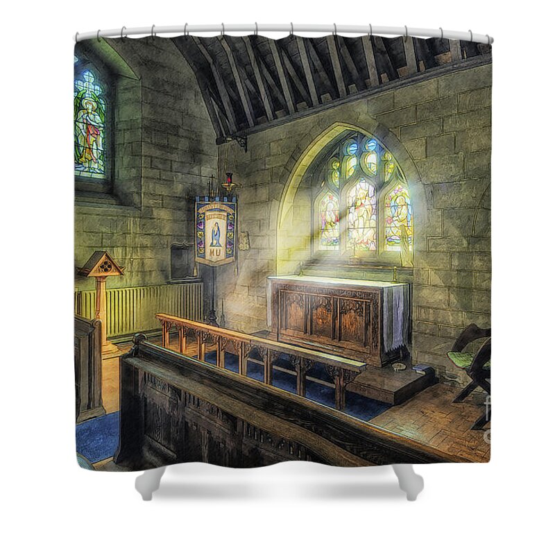 Church Shower Curtain featuring the photograph Hear My Prayer by Ian Mitchell