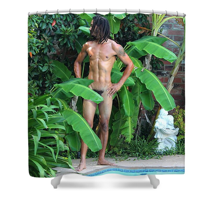 Athlete Shower Curtain featuring the photograph Hear Something? by Robert D McBain