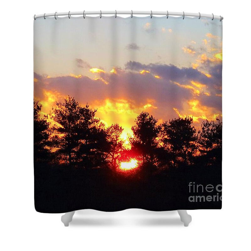 Sunset Shower Curtain featuring the photograph Heart and Soul #3 by Robyn King