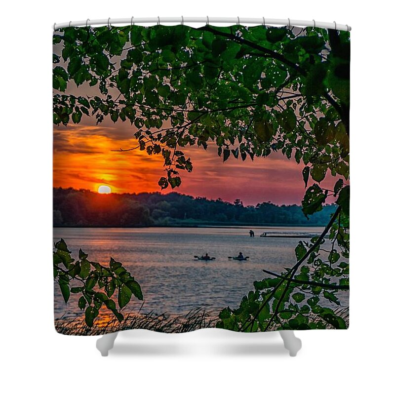 Bloomington Shower Curtain featuring the photograph Heart of Bloomington by Doug Wallick
