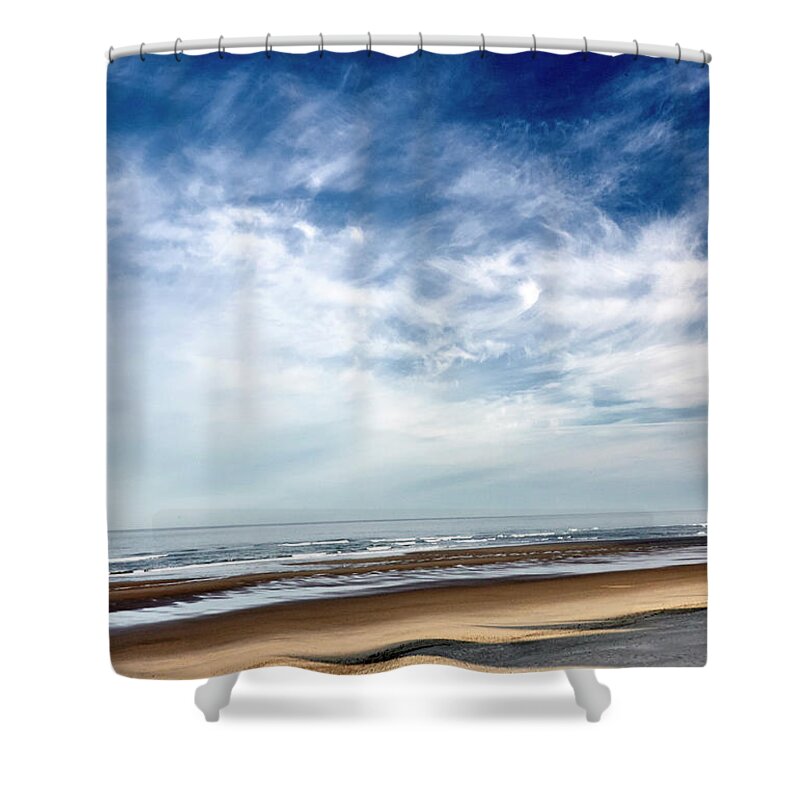 Clouds Shower Curtain featuring the photograph Heaven and Earth Make Love by Alexander Shamota