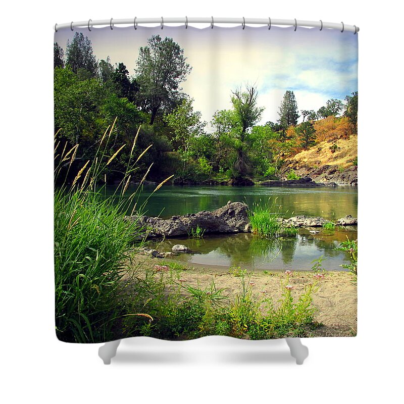 Sacramento-river Shower Curtain featuring the photograph Heavenly Beauty Of The Sacramento River by Joyce Dickens