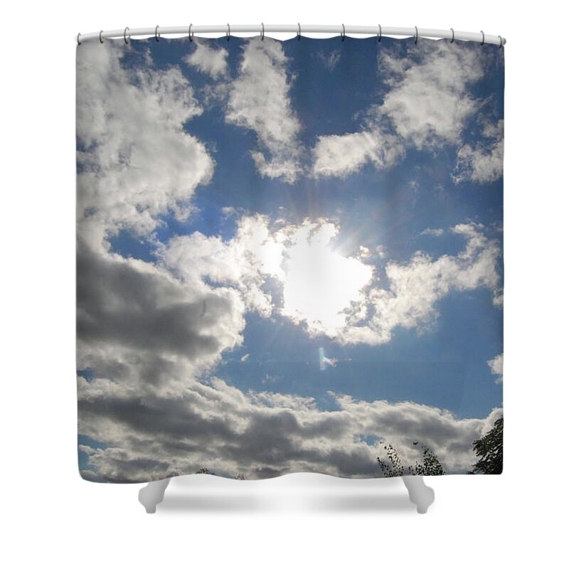 Environment; Backgrounds; Nature; Seasonal; Lifestyle; Spiritual; Hobbies; Recreation; Religion; Spirituality; Science; Medicine; History; Beauty; Metaphysics; Adventure Shower Curtain featuring the photograph Heaven's Glory by Ee Photography
