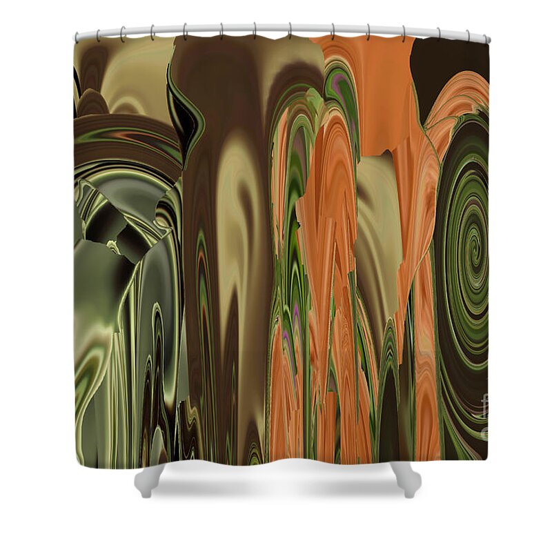 Abstract Shower Curtain featuring the photograph Heavy Rotation by Rick Rauzi
