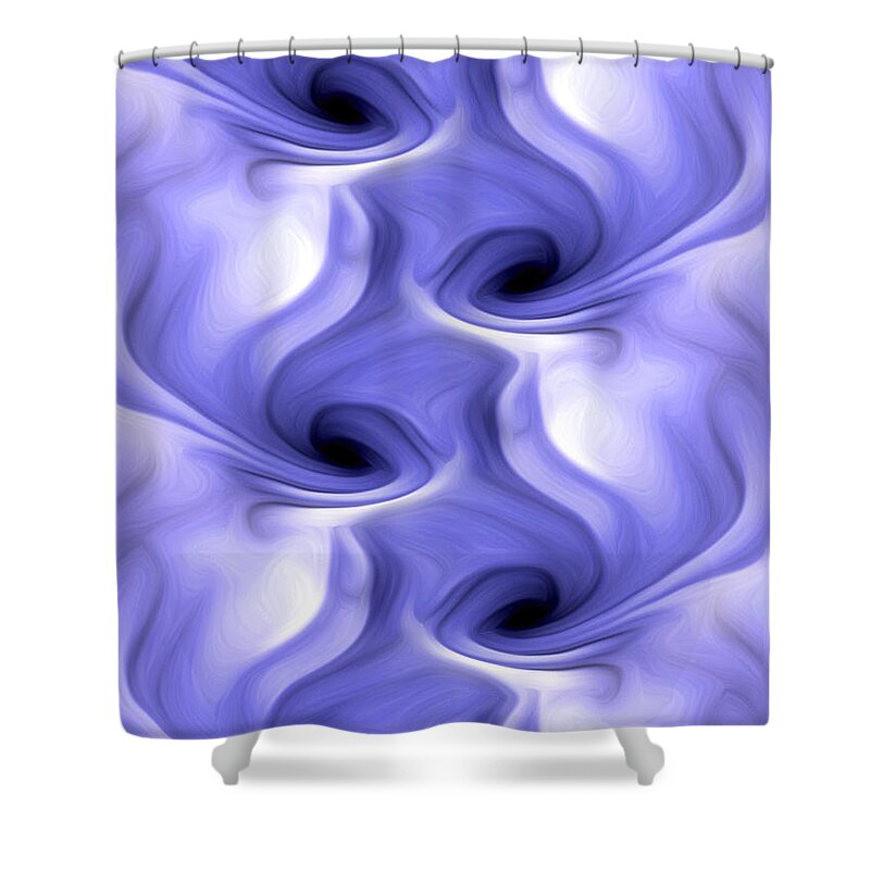 Rgiada Shower Curtain featuring the digital art Helping Hands by Giada Rossi