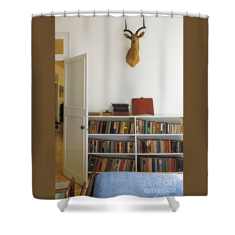 Tranquility Shower Curtain featuring the photograph Hemingways' Cuba House No. 3 by Craig J Satterlee