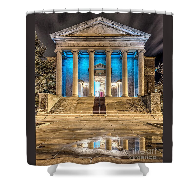 Campuses Shower Curtain featuring the photograph Hendricks Chapel by Rod Best