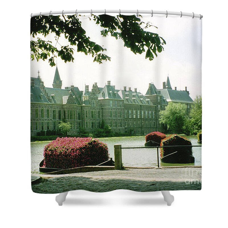 Den Haag Shower Curtain featuring the photograph Her Majesty's Garden by Cindy Schneider