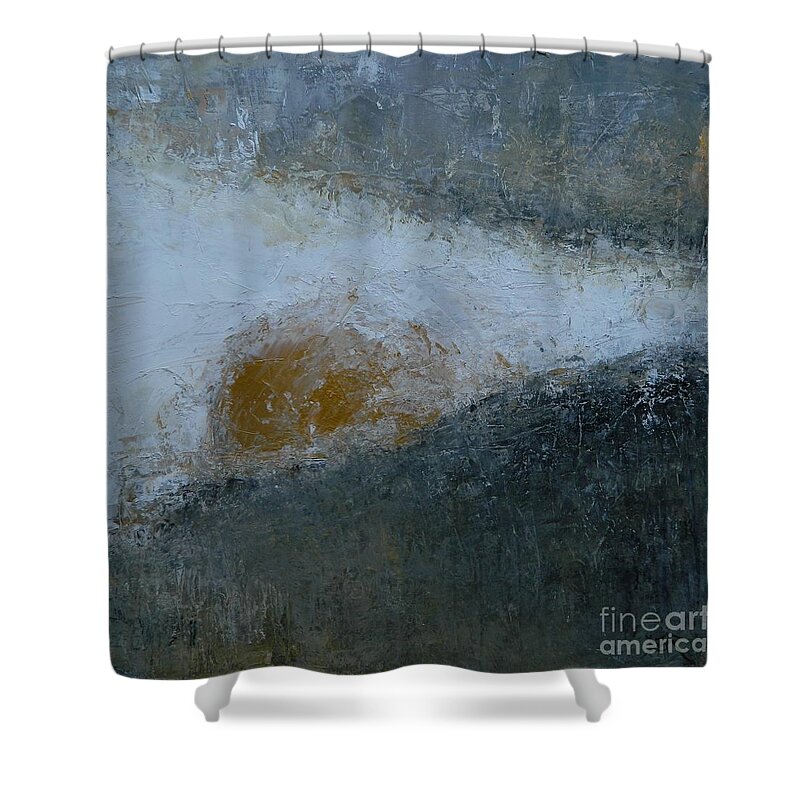 Sun Shower Curtain featuring the painting Here Comes The Sun by Dan Campbell
