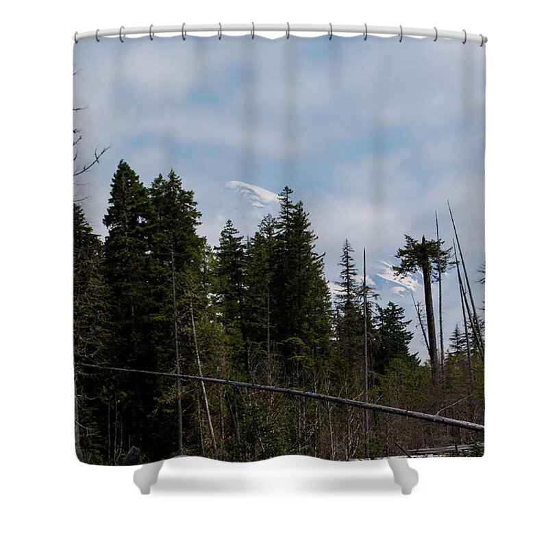 Mountain Shower Curtain featuring the photograph Hidden Glory by Tikvah's Hope